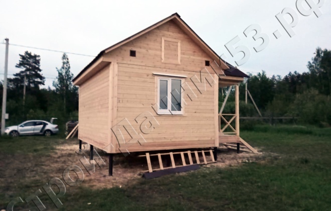 4 Брусовой дом ОД-2 6×4, 32 м², Московская область, Деревня Захарово (3)